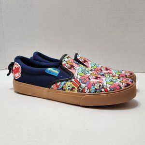 New SpongeBob The Krusty Krab Slip On Sneakers by Ground Up - Men's size 11.5